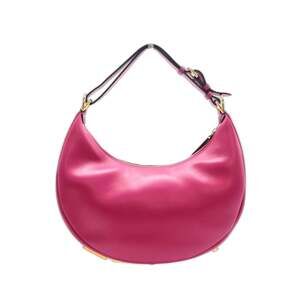 FENDI Fendi Leather FendiGraphy Small 8BR798 Handbag Pink Women's